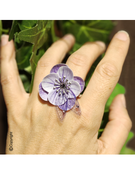 Fleur Mauve Fée Hortensia