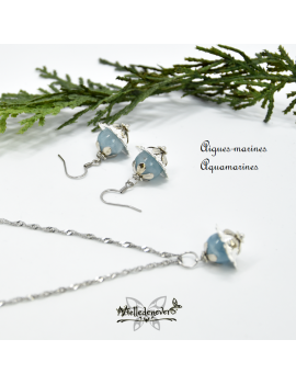 Earrings Aquamarine Irina